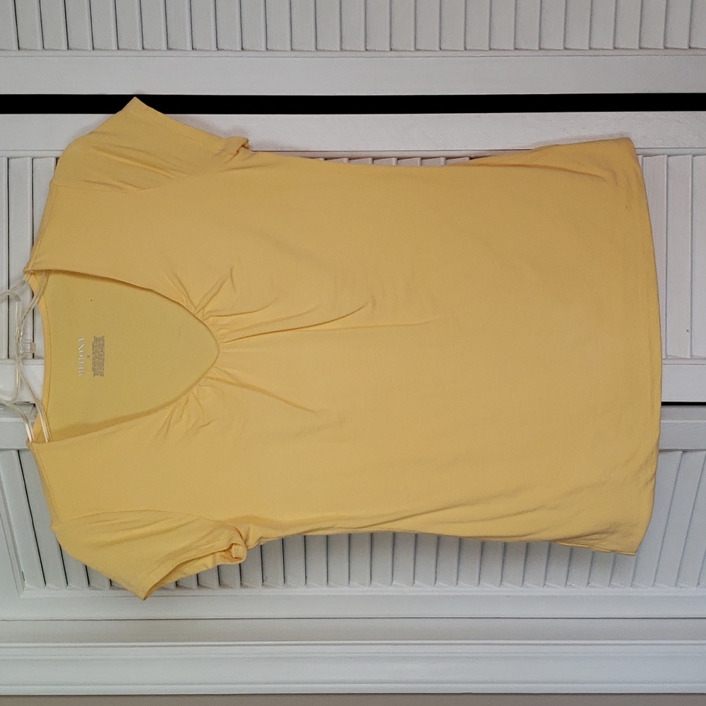 Yellow tee